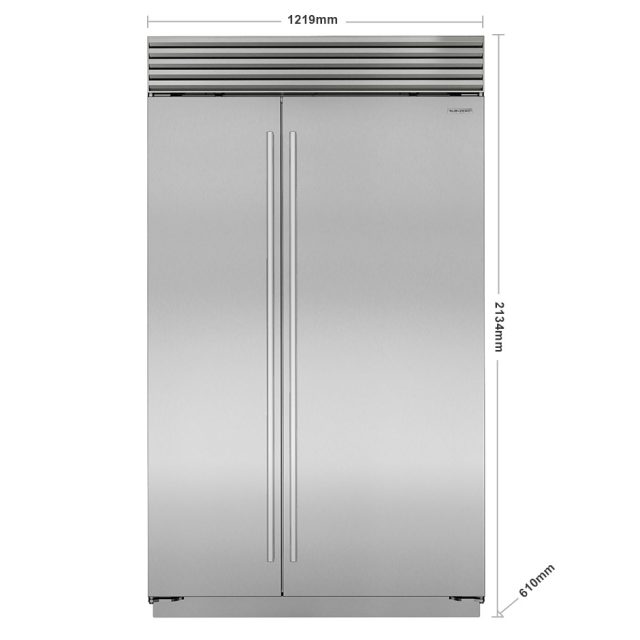 122 cm Classic SidebySide Refrigerator/Freezer with Dispenser SUBZERO WOLF ASIA