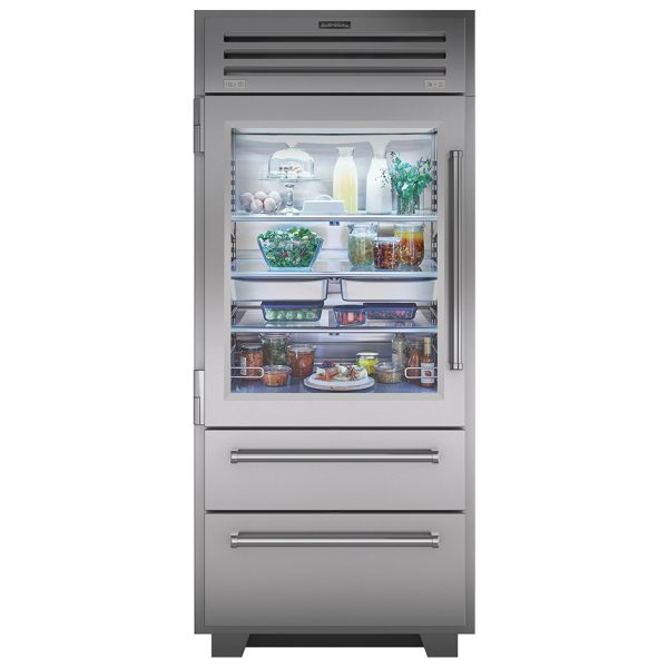 91 cm PRO Refrigerator/Freezer with Glass Door SUBZERO WOLF ASIA