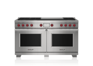 152 CM DUAL FUEL RANGE – 6 BURNERS AND INFRARED DUAL GRIDDLE